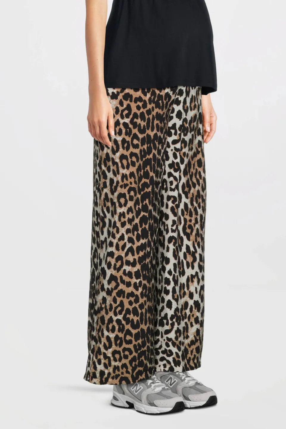 Vero Moda VMMJOSIE wide leg zwangerschapsbroek bruin, foto 7