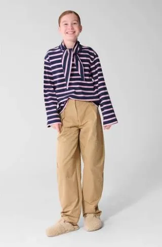 Shoeby gestreept T-shirt donkerblauw, foto 4