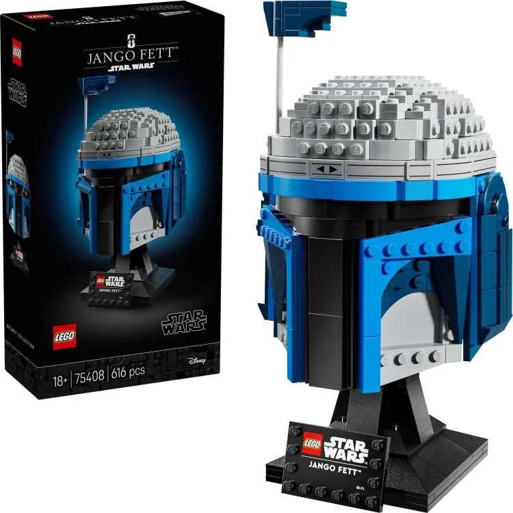 Lego Star Wars Jango Fett Helm Bouwpakket voor Volwassenen 75408, foto 3