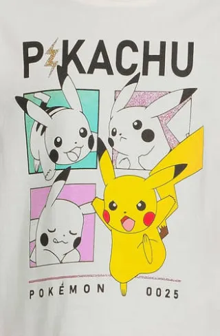 Anytime Pokémon T-shirt off-white, foto 6