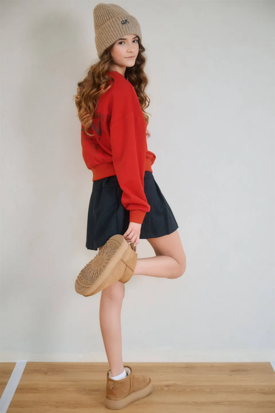 NoBell’ sweater rood, foto 3