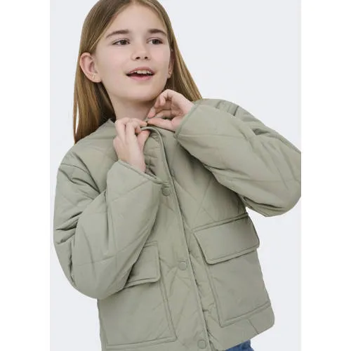 KIDS ONLY GIRL KOGROSALINA quilted tussenjas groen, foto 4