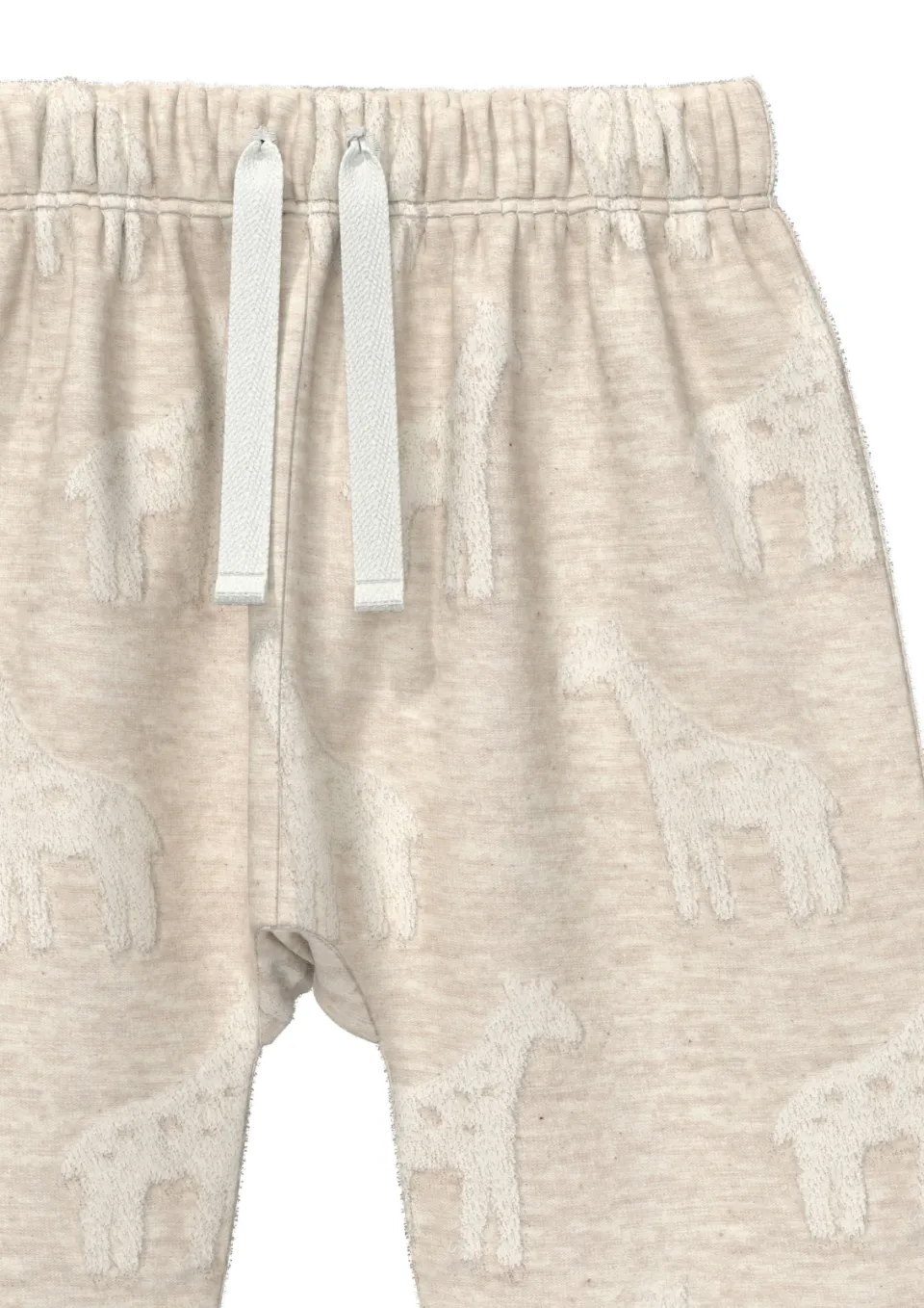 s.Oliver relaxed fit babybroek met print beige, foto 2