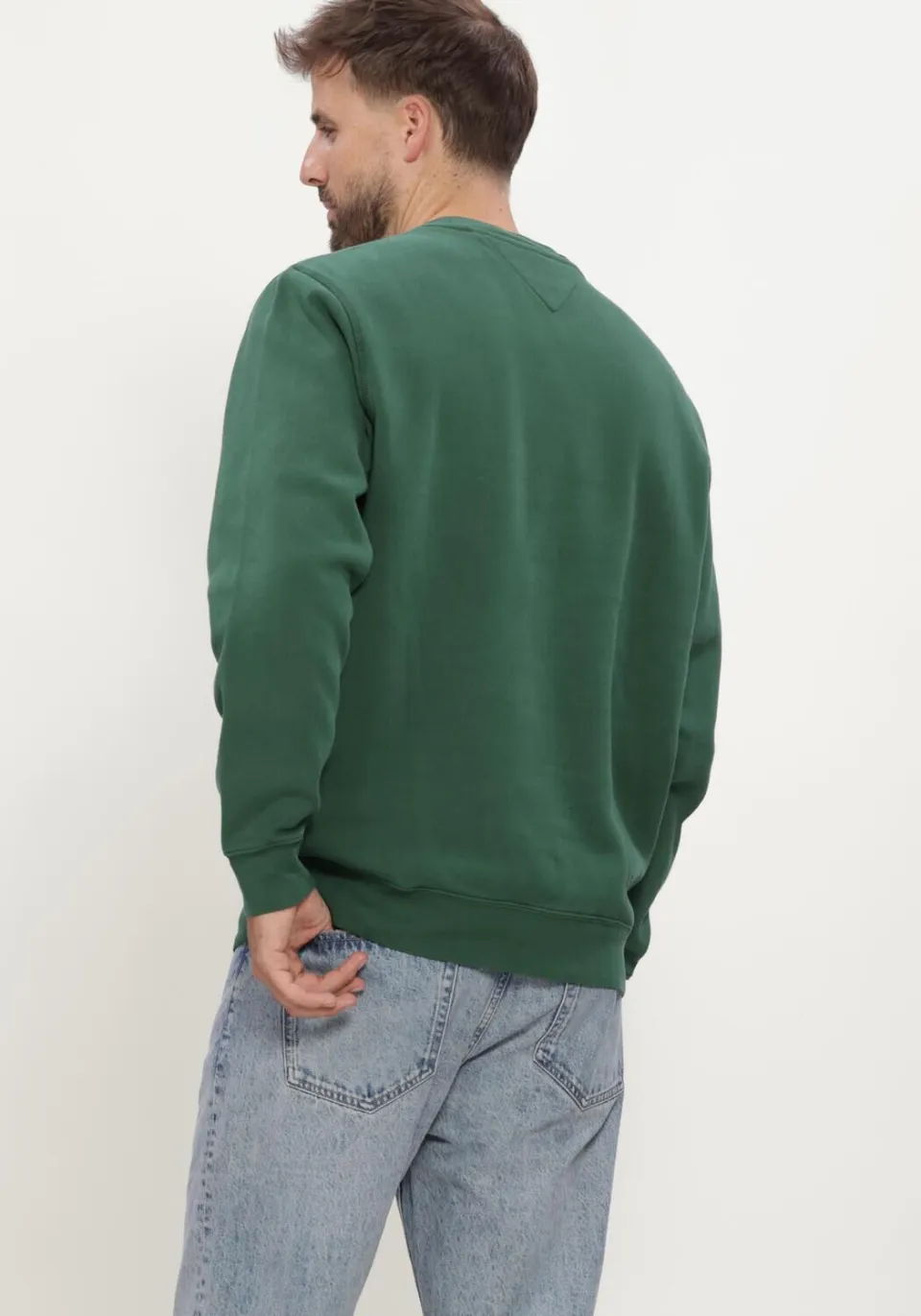 Tommy Jeans regular fit sweater - velvet green, foto 5