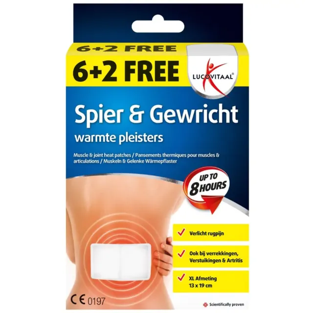 Lucovitaal warmtepleister spier & gewricht rug maxi, foto 2