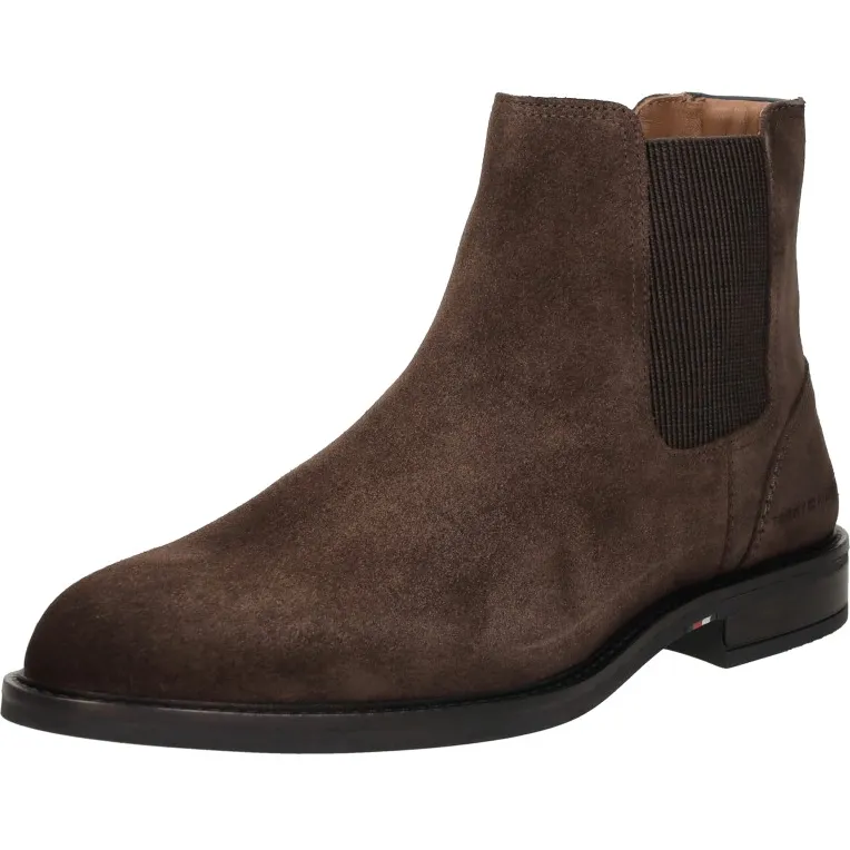 Tommy Hilfiger suède chelsea boots - bruin, foto 4