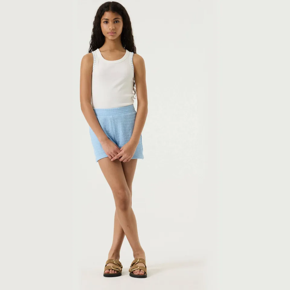 Garcia regular casual short lichtblauw, foto 4