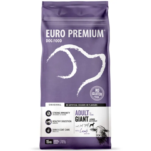 Euro Premium Euro-Premium Adult Giant Lam - Rijst 15 kg