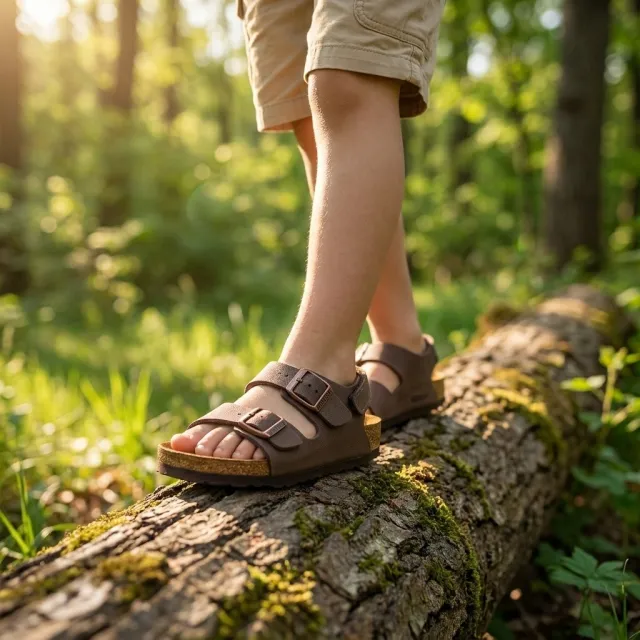 Birkenstock Milano sandaal bruin