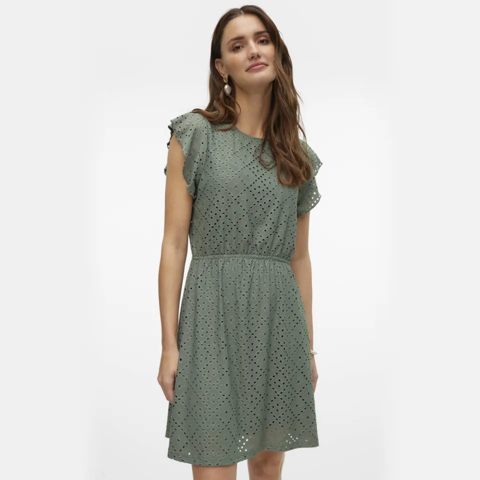 Vero Moda Tassa zomerjurk rietgroen, foto 3