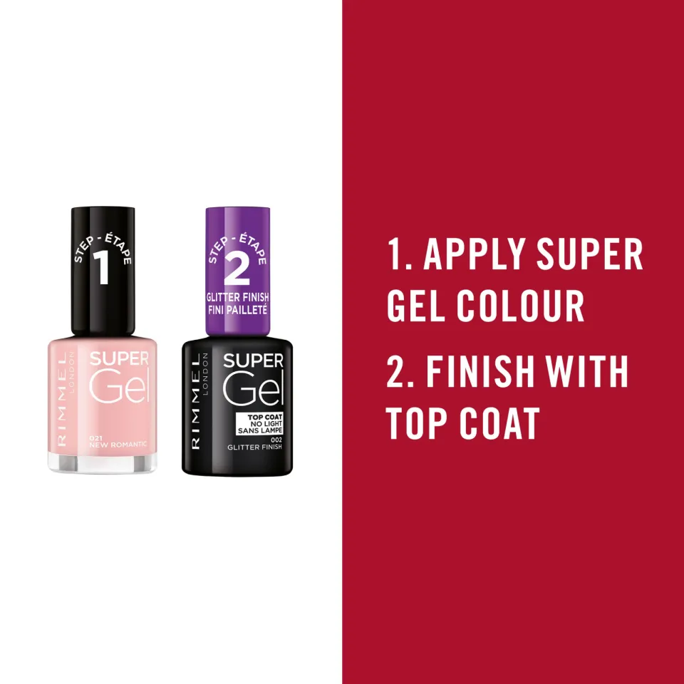 Rimmel London SuperGel nagellak 021 New Romantic, foto 6