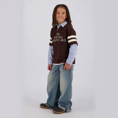 Vingino Luca baggy jeans lichtblauw old vintage, foto 3