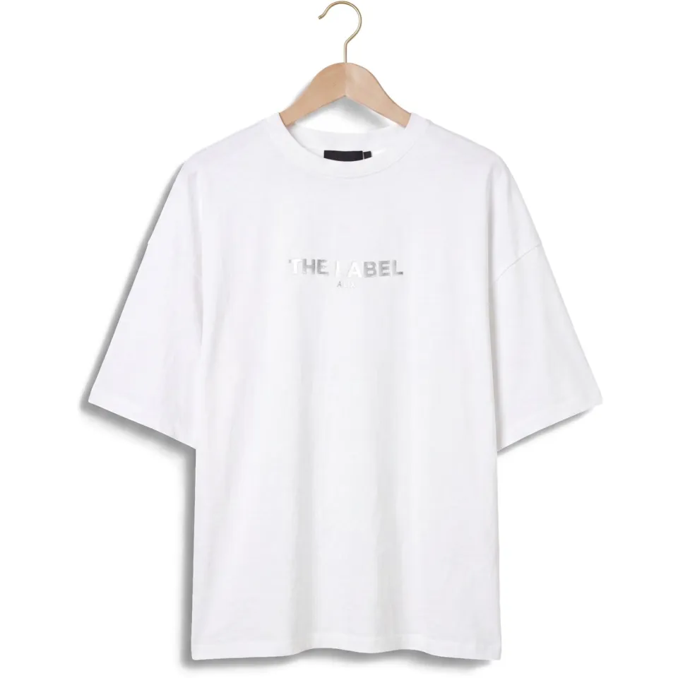 Alix The Label Dames Tops & T-shirts Ladies Knitted The Label T-shirt - Wit, foto 2