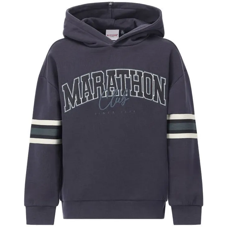 Retour Jeans hoodie met tekst - grijs, foto 2