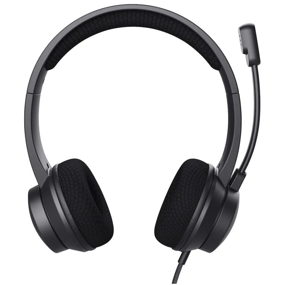 Trust HS-260 USB-ENC headset zwart, foto 3