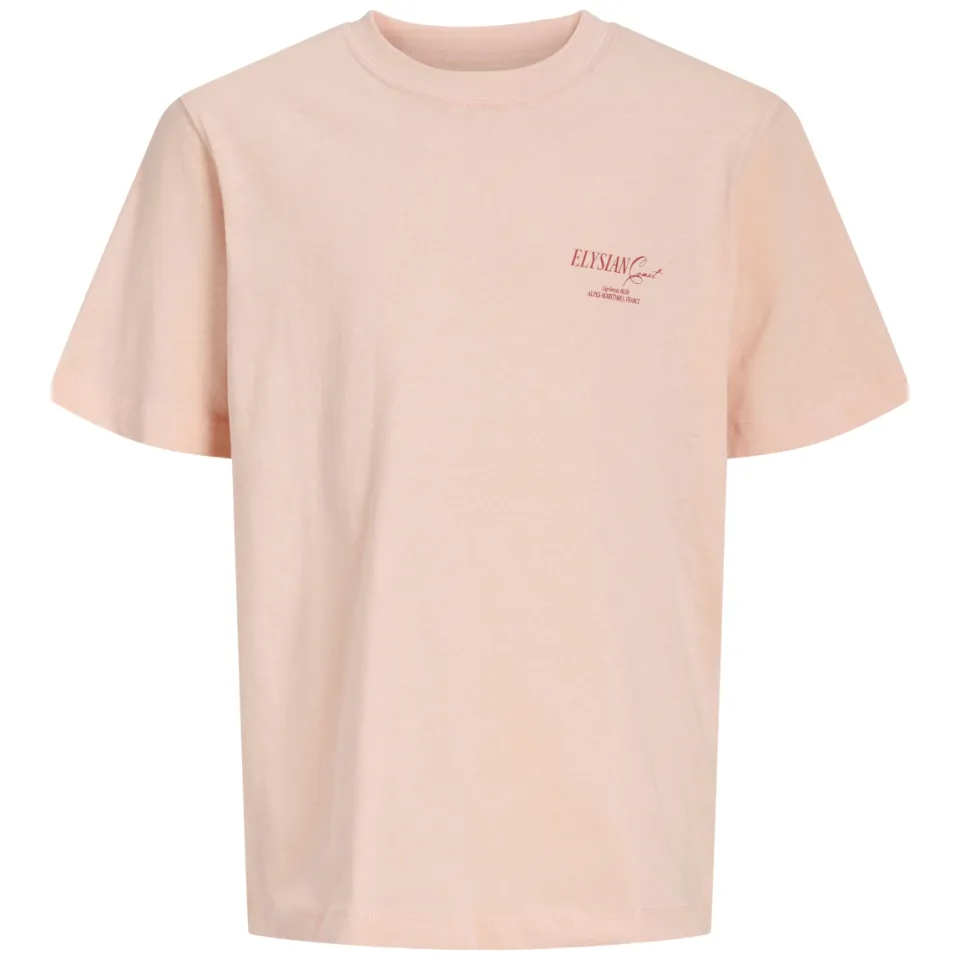 Jack & Jones Junior T-shirt met backprint zacht oranje, foto 2