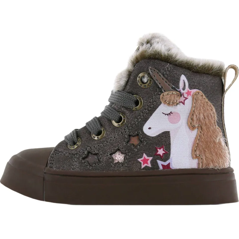 Shoesme hoge sneakers bruin, foto 8