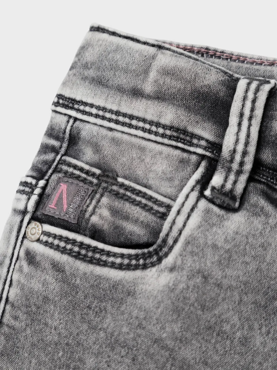 NAME IT MINI NMFPOLLY skinny jeans - grijs, foto 5