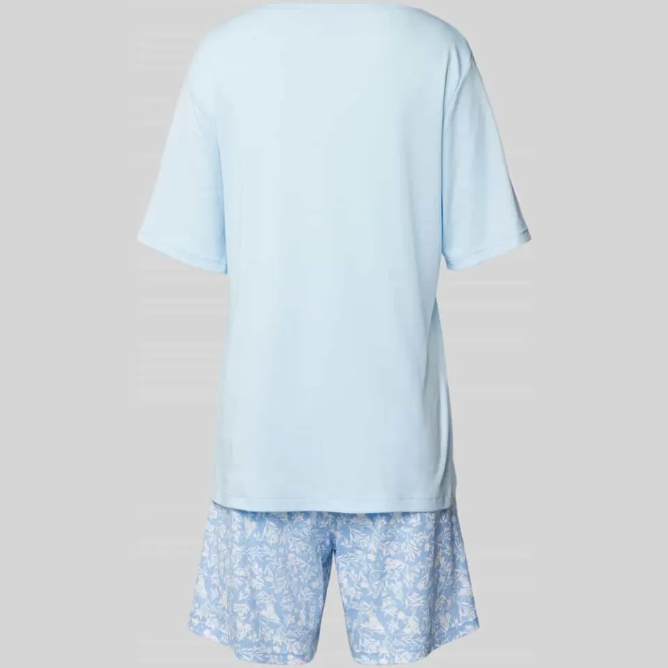 Mey Pyjama met ronde hals blauw, foto 3