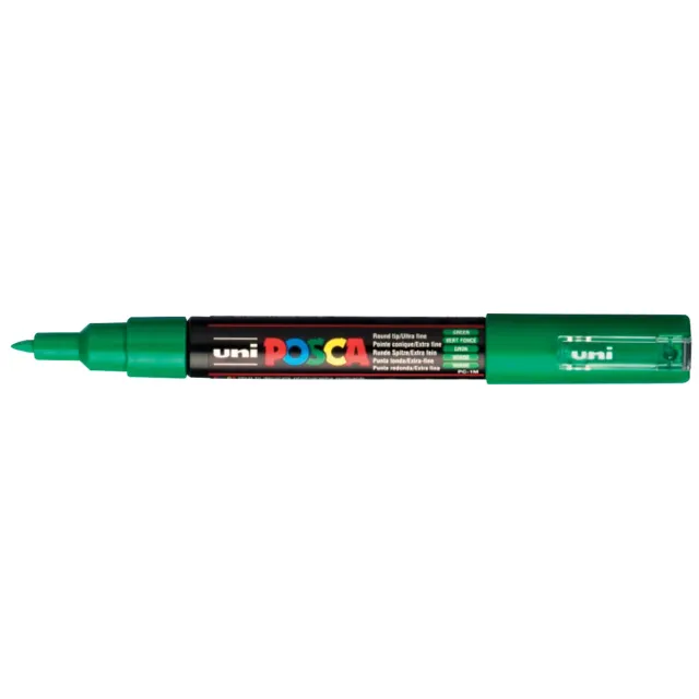 Posca marker met conische punt schrijfdikte extra-fijn donkergroen