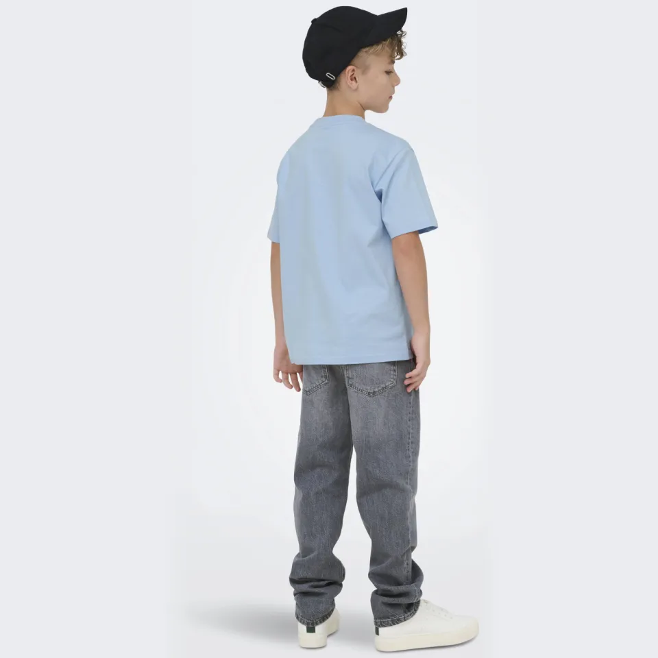 Only & Sons JUNIOR T-shirt lichtblauw, foto 4