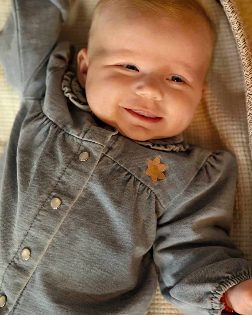 BESS blouse blue denim, foto 5