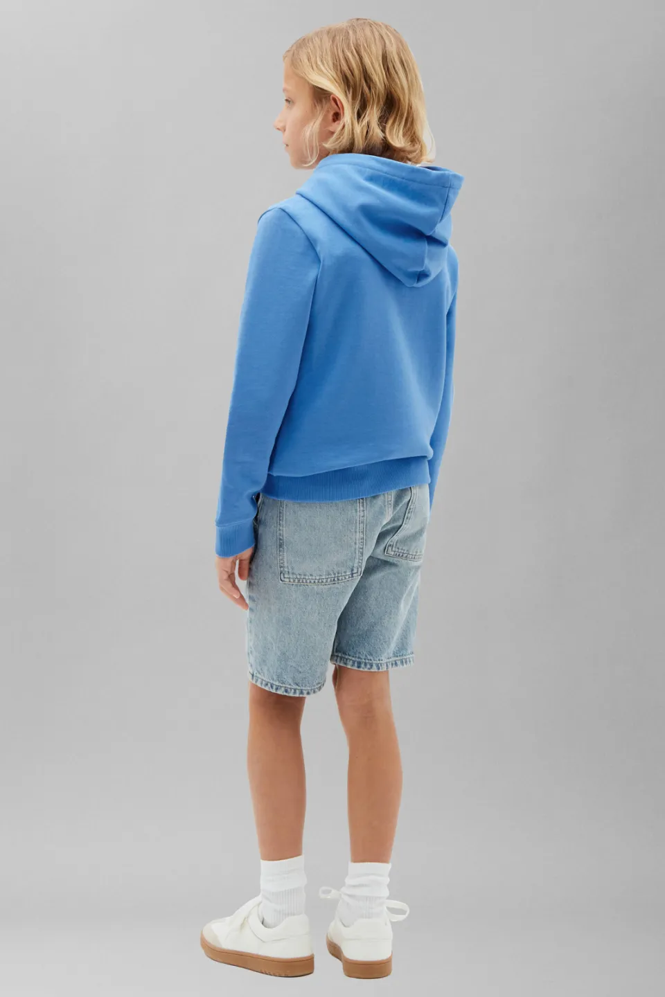 Calvin Klein sweat hoodie met logo - blauw, foto 4