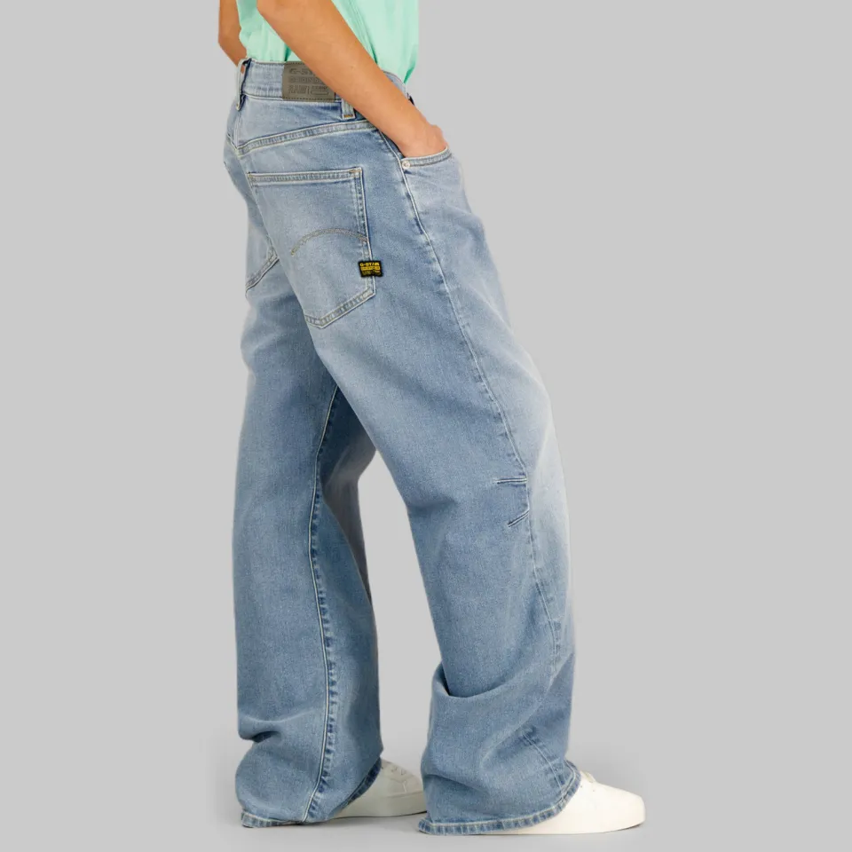 G-Star high waist loose fit jeans light blue denim, foto 3
