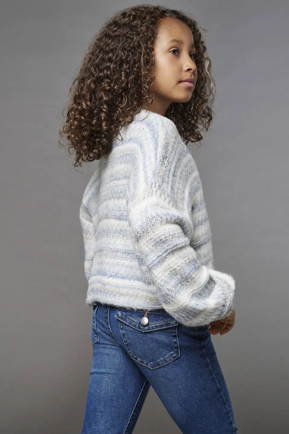 KIDS ONLY GIRL KOGPHOEBE flared jeans - mediumblauw, foto 5