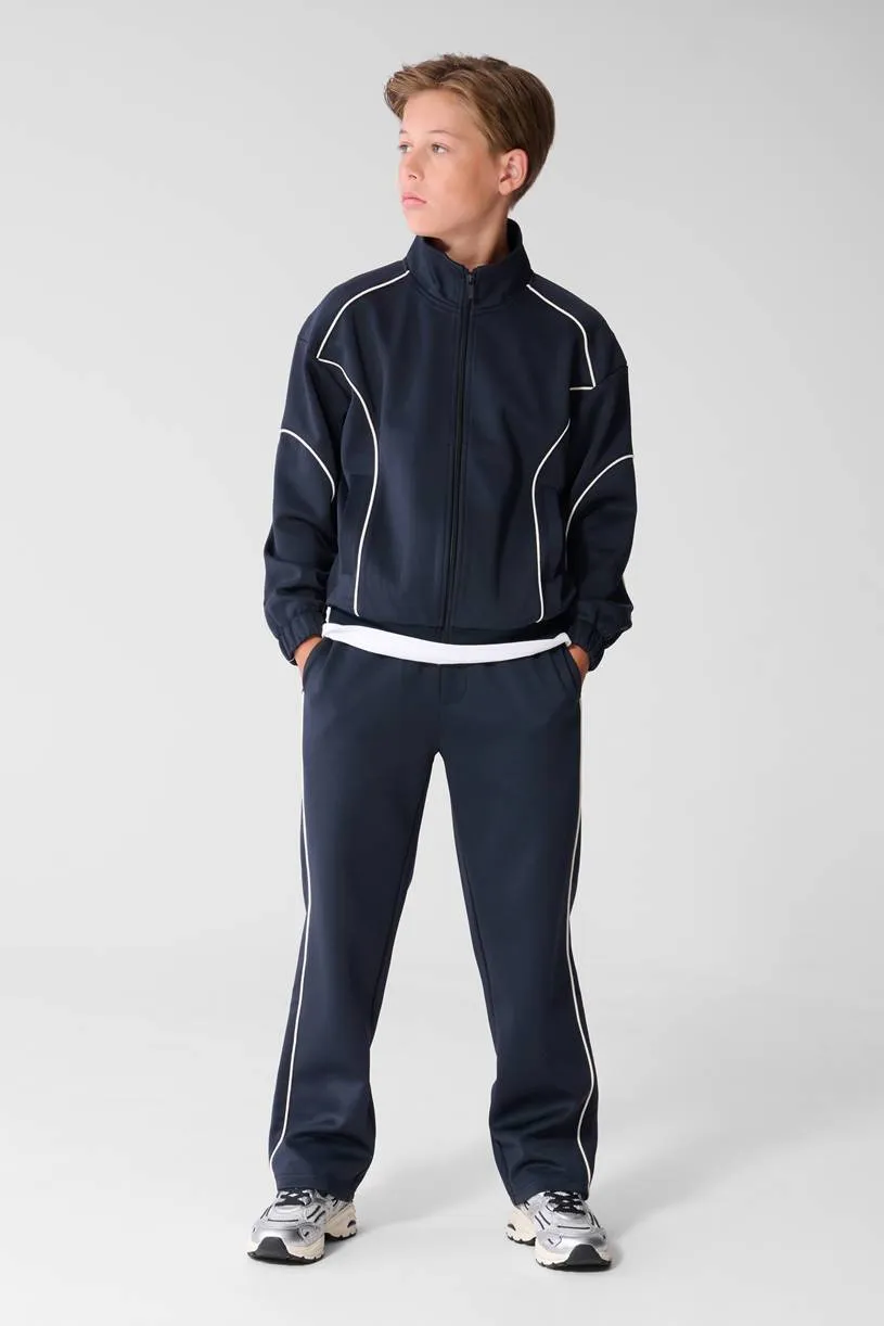Shoeby relaxed fit sportbroek donkerblauw