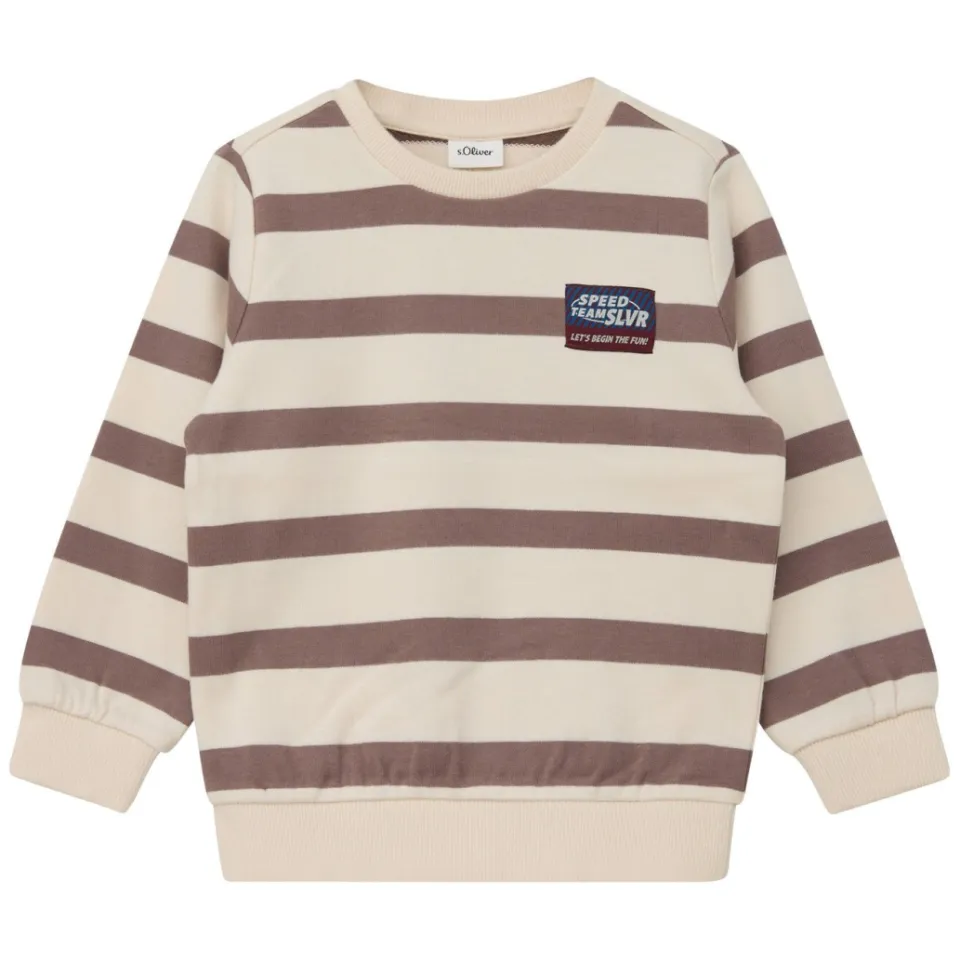 s.Oliver gestreepte sweater - beige, foto 2