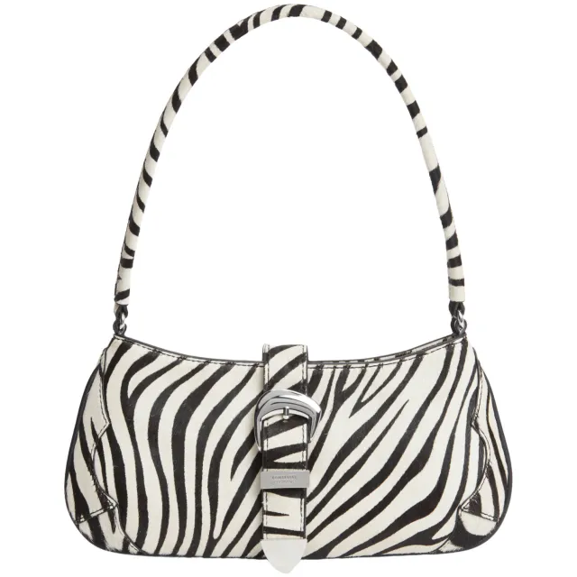 Tommy Jeans TJW Cool schoudertas zebraprint Wit