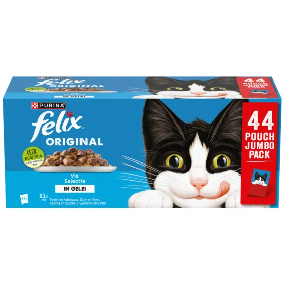Felix Original Vis Selectie natvoer kat in gelei