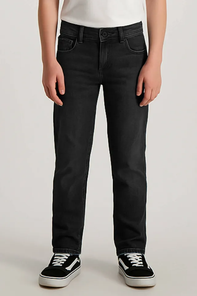Cars waist regular fit jeans black denim Black Used
