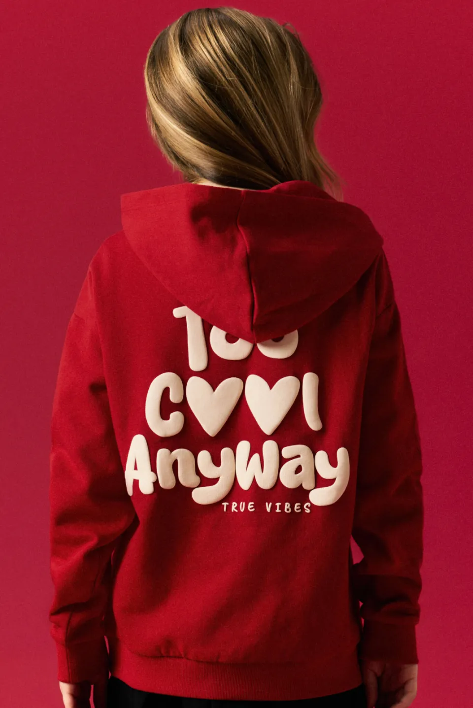 NAME IT KIDS hoodie met backprint - rood, foto 6