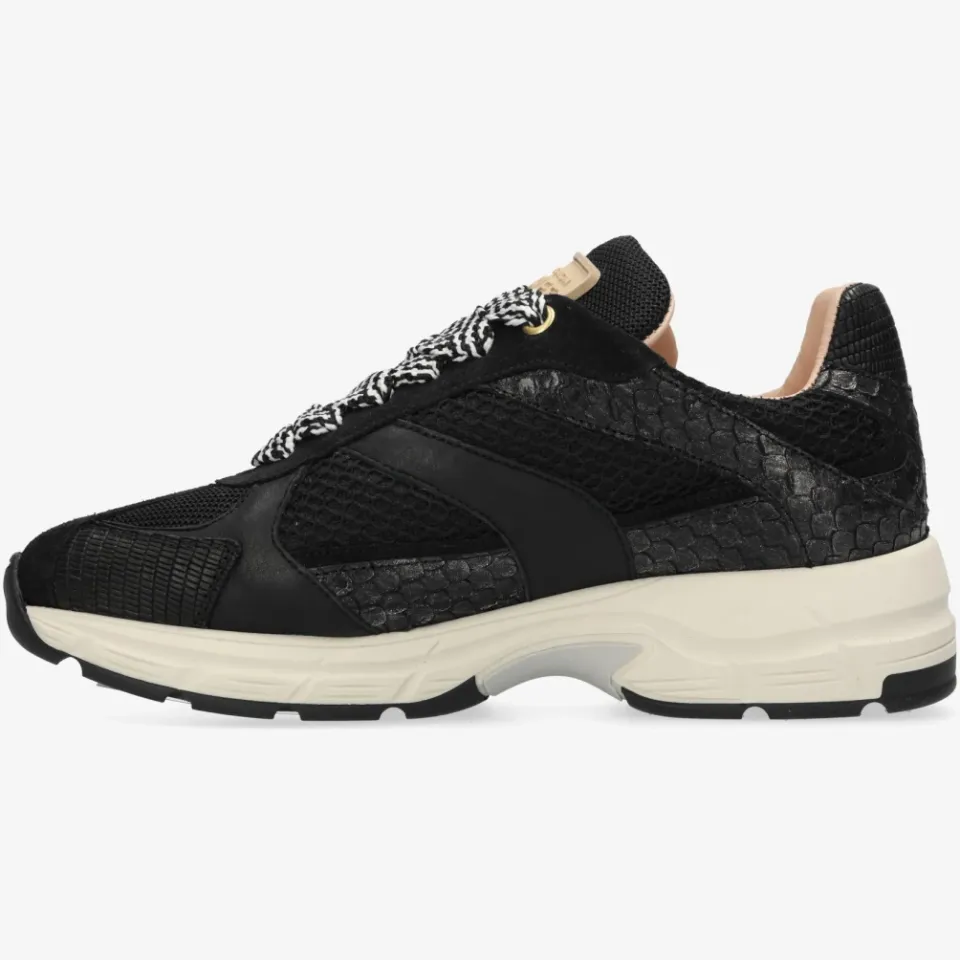 Shabbies Amsterdam Celia Race sneaker zwart, foto 3