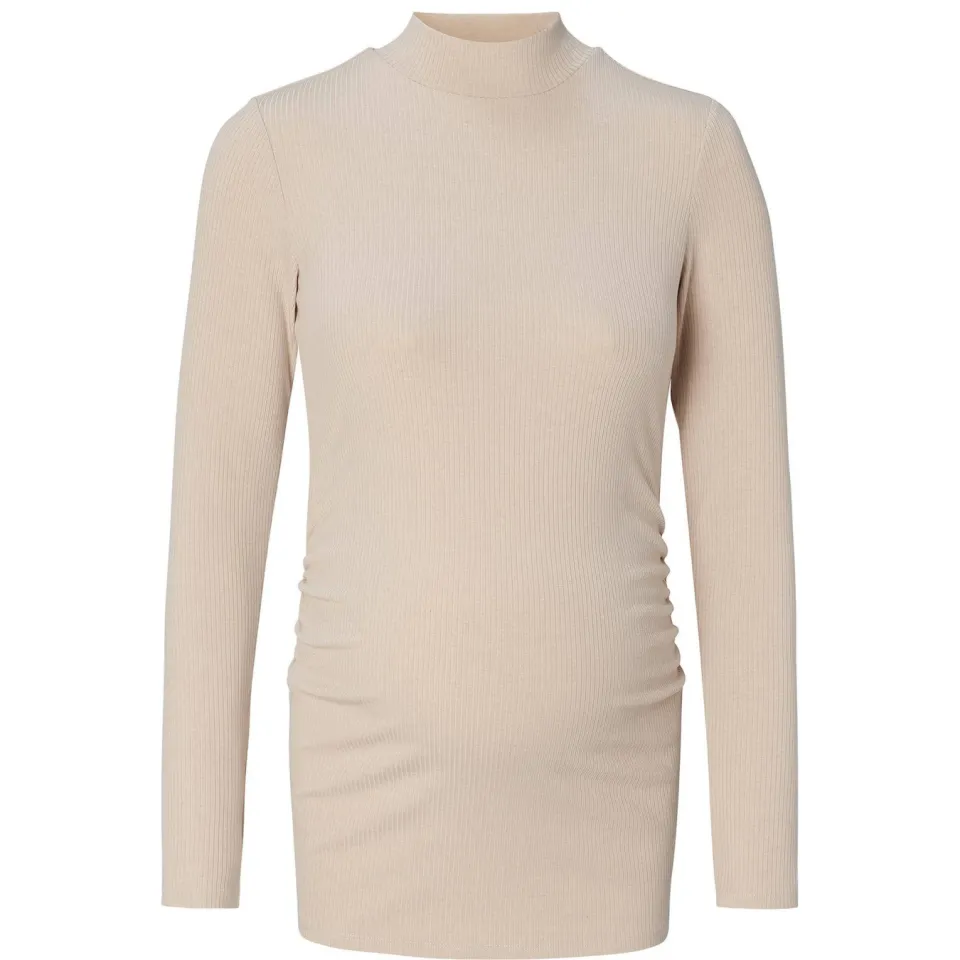 Noppies Sira zwangerschapslongsleeve beige, foto 2