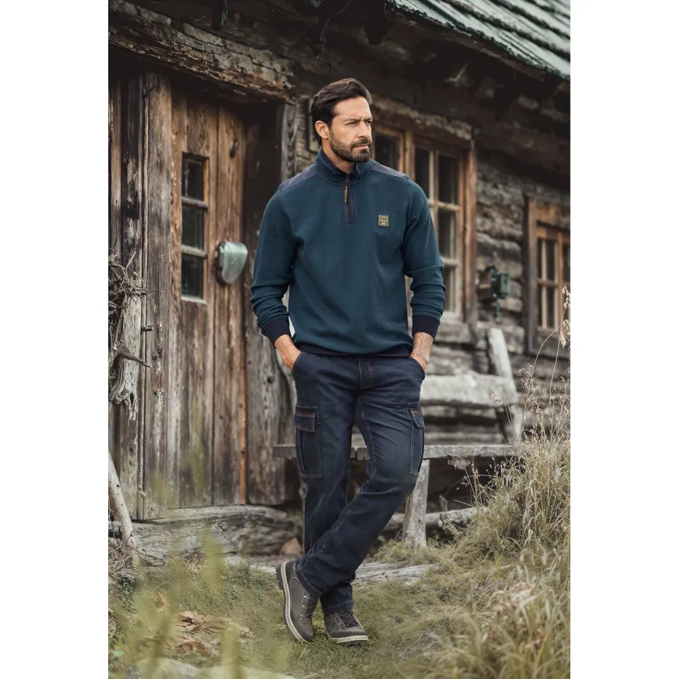 Jan Vanderstorm sweater KNUTSTAD Plus petrol, foto 4