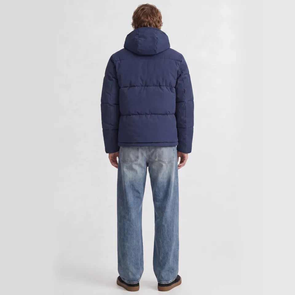 Jack & Jones Galaxy puffer winterjas donkerblauw Sky Captain