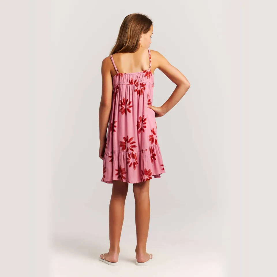 Protest gebloemde zomerjurk roze, foto 4