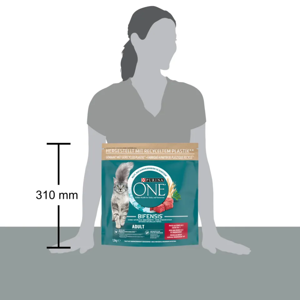 Purina ONE Adult kattenvoer met rund, foto 4