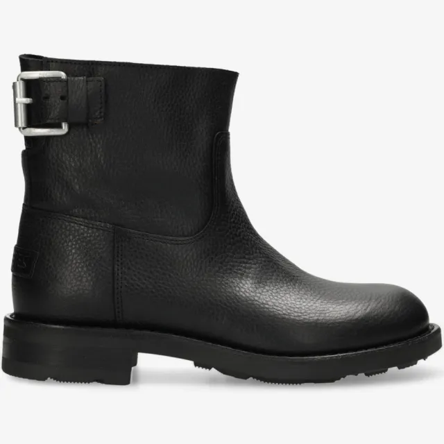 Shabbies Amsterdam Alyd Ankie boot Leer Zwart Black