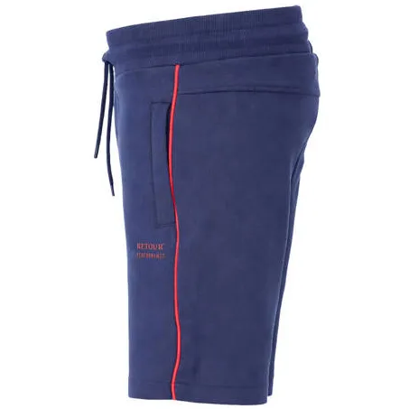 Retour Jeans Pyke sweatshort donkerblauw donkerblauw/rood, foto 3