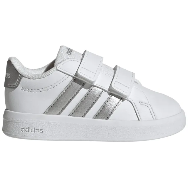 Adidas Sportswear Grand Court 3.0 imitatieleren sneakers - wit/zilver