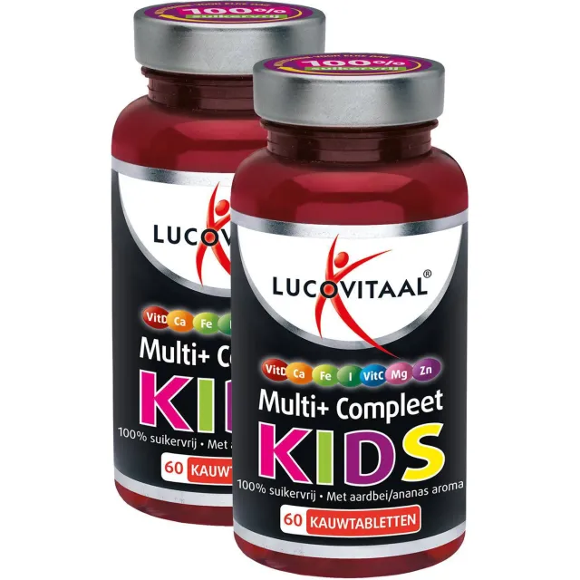 Lucovitaal Multi+ Compleet Kids kauwtabletten
