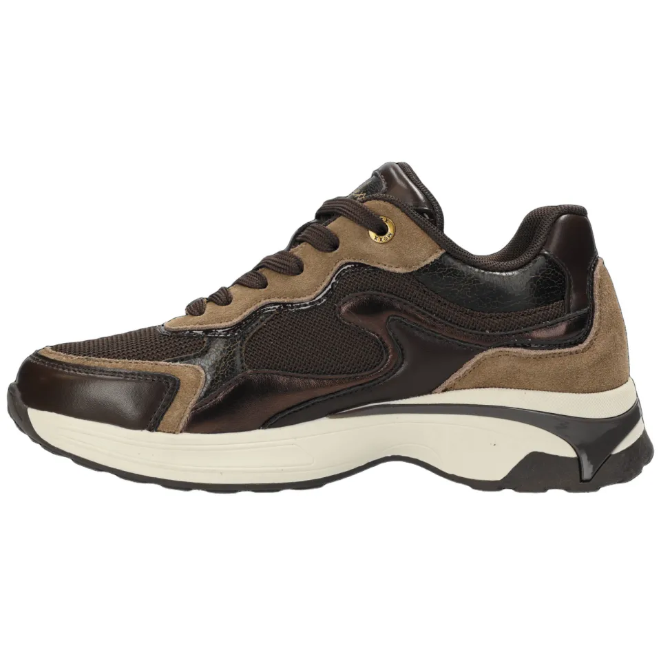 Mexx Portia Love chunky sneakers - donkerbruin, foto 5