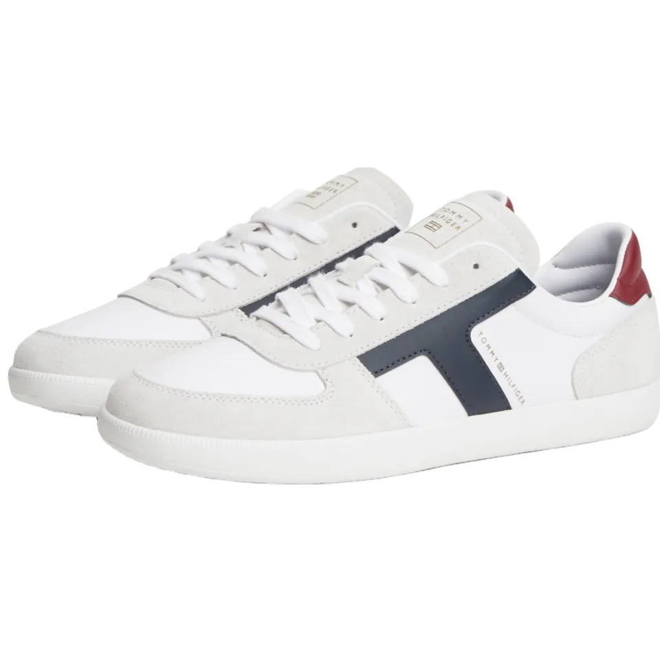 Tommy Hilfiger leren sneakers - wit, foto 3
