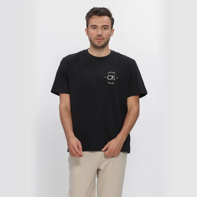 Calvin Klein Heren Polo's & T-shirts 20s April Graphic Seasonal Fashi - Zwart