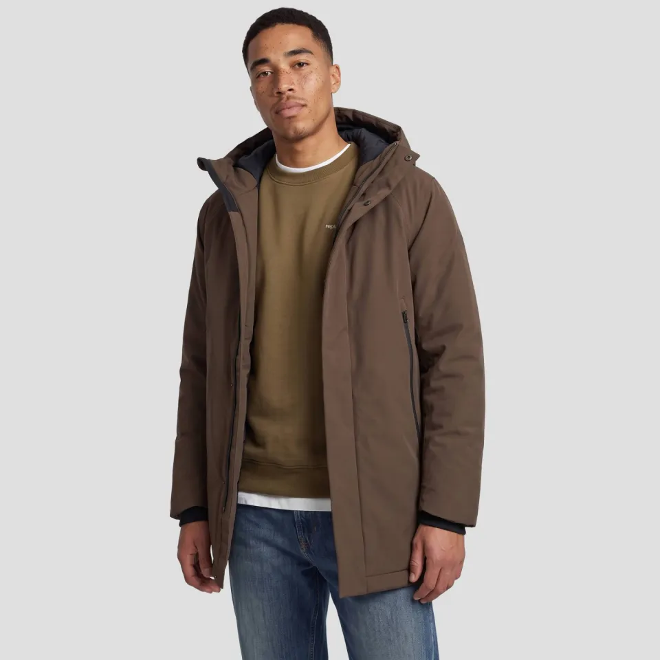 KRAKATAU Heren Jassen Qm613 - Bruin Brown