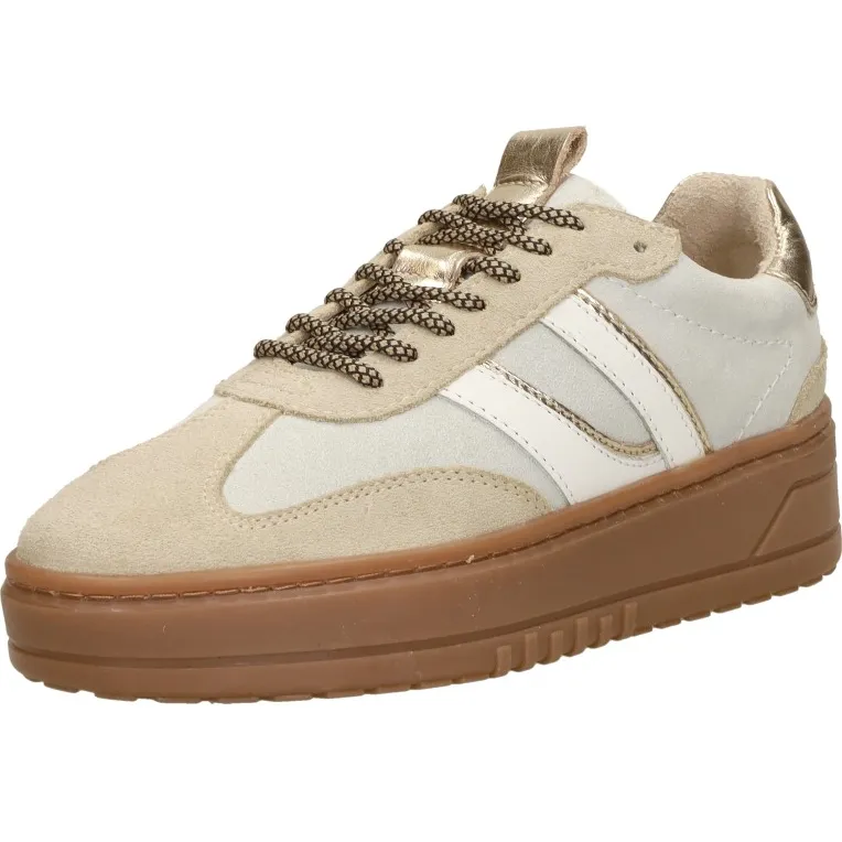 Sub55 lage veterschoenen beige, foto 3